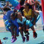 Kids in park, Waitangirua, 2015