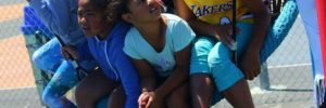 Kids in park, Waitangirua, 2015