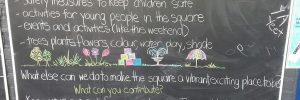 Board showing what the community wanted